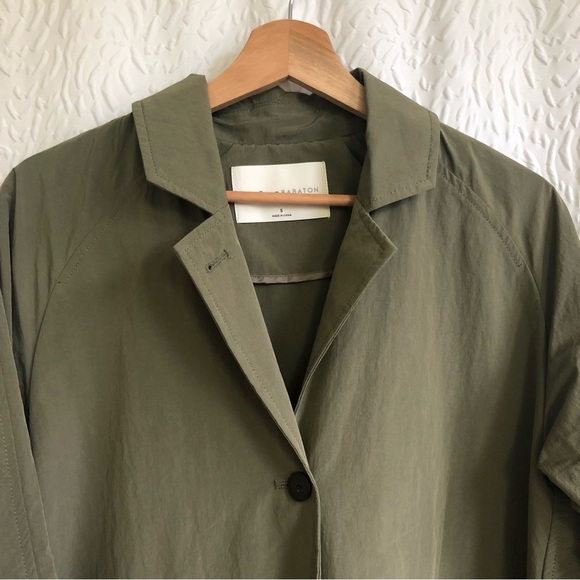 Aritzia The Group by Babaton Skylar Trench Coat Olive Moss Green - Picture 4 of 16